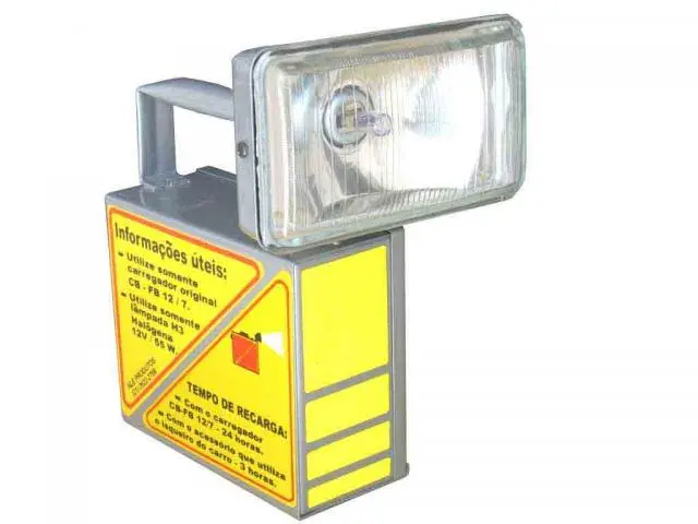 Lanterna Recarregável 55 Watts refletiva
