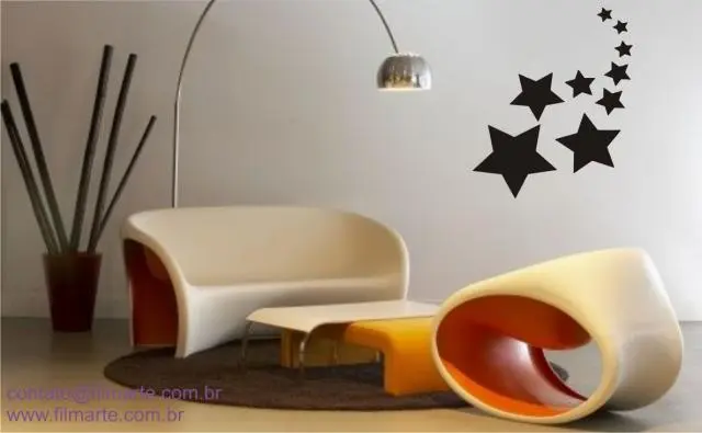 Adesivo decorativo para sala