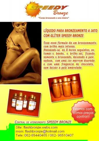 Bronzeamento a jato Artificial