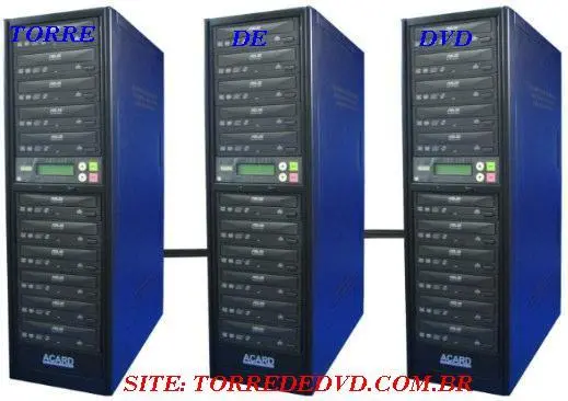 Duplicador de dvd, Torre de DVD, gravadora Pioneer com 06 baias, copiadoras de dvd