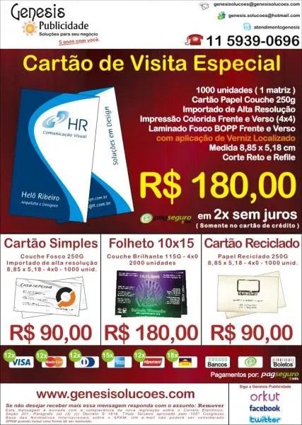 GRÁFICA GENESIS SOLUÇÕES