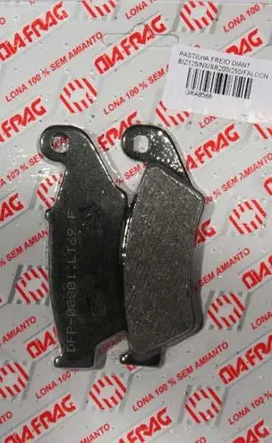 PASTILHA FREIO DIANT. BIZ125 / NX / XR200 / 250 / FALCON