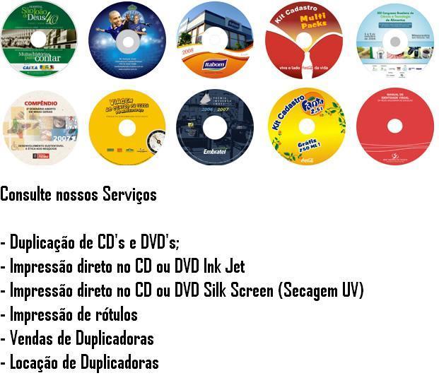Copiadores de dvd e cd, Duplicadora de dvd e cd, Torre de dvd e cd