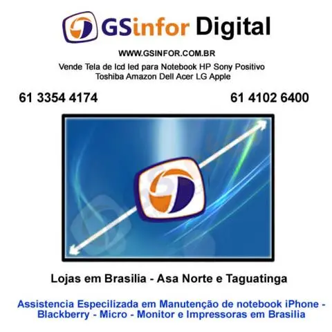 Tela lcd led notebook Positivo v51, tela lcd 14.1 Notebook hp Compaq em Brasilia, notebook tela