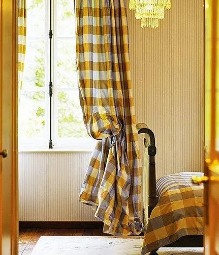 Cortina de Seda, tafetá ou organza