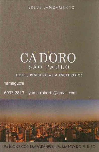 Cadoro Lançamento - Augusta - Hotel - Residencia - Comercial - Preço