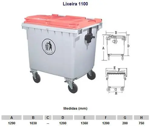 CONTAINERS DE PLÁSTICOS DE 1000 LITROS, R$ 890, 00