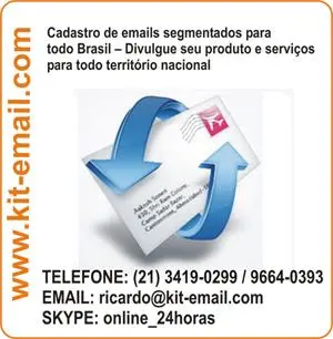 Lista de Emails, Lista de Email, Email de Empresas