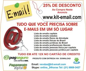 Listas de Emails, Mala Direta, Campanhas de Email Marketing