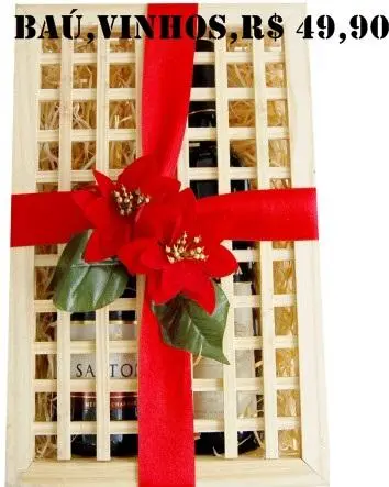 CESTAS PARA NATAL - CESTAS KRYST NATAL ECONOMICO