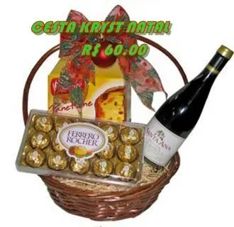 CESTAS PARA NATAL - CESTAS KRYST NATAL ECONOMICO