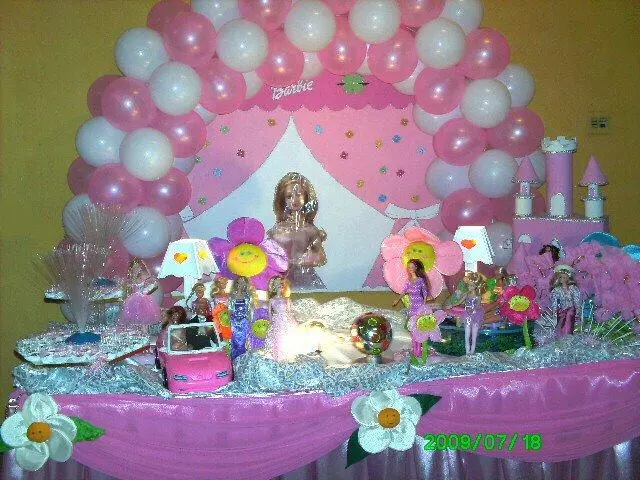 Decoração da Barbie castelo Diamante