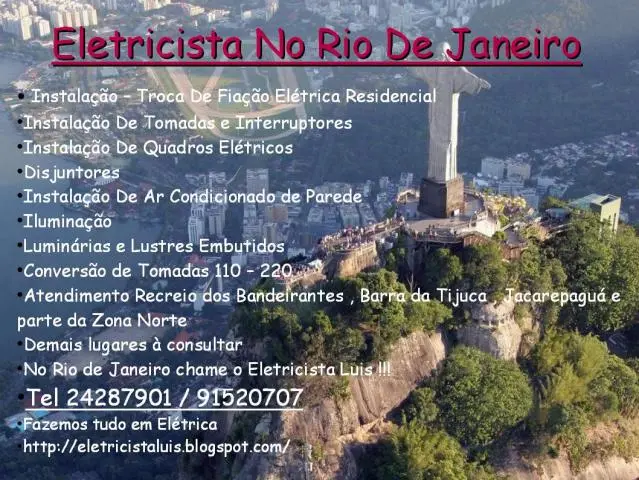 Eletricista Residencial RJ