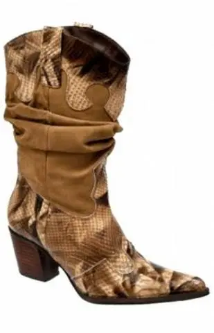 Bota Country Feminina em Couro Legítimo