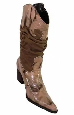 Bota Country Feminina em Couro Legítimo