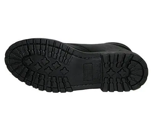 Coturno Preto Couro Legítimo