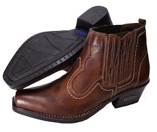 Bota Country Masculina em Couro - Alcalay Calçados
