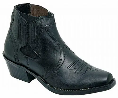 Bota Country Masculina em Couro Preto - Alcalay Calçados