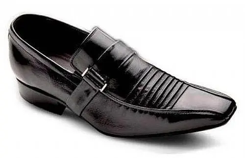 Sapato Social Masculino Preto Couro Legítimo