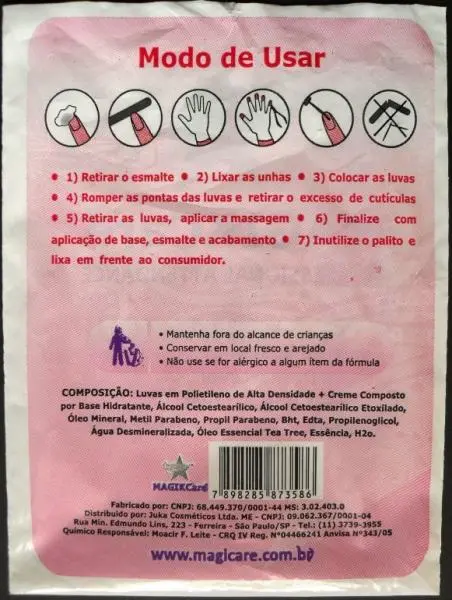Kit Descartável Simples Manicure 4 em 1