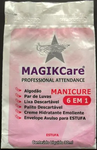 Kit Descartável Estufa Manicure 6 em 1