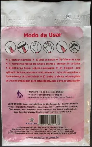 Kit Descartável Estufa Manicure 6 em 1