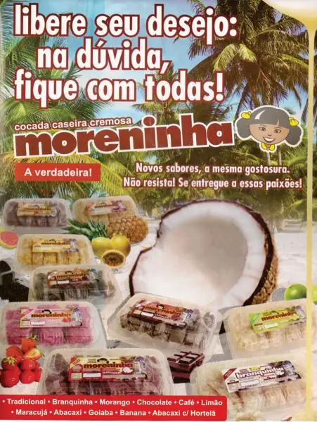 Venda de doces, Cocada cremosa recheada