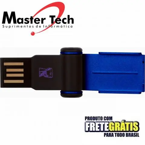 Pen drive 4gb Kingston DT108 usb 2.0 Azul - FRETE GRATIS PARA TODO BRASIL