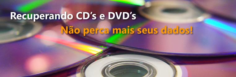 Recuperação de dados de CD e DVD