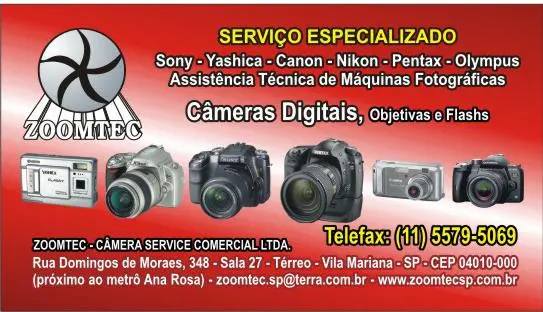Assistência Técnica de Cameras Digitais