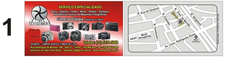 Assistência Técnica de Cameras Digitais