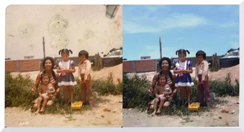 Restauração de fotos - Arte final em imagens em geral