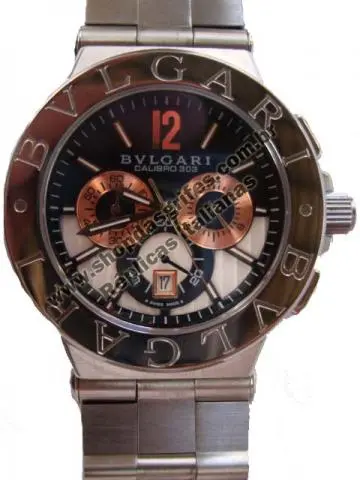 Relogios Replicas Bulgari Calibro 303 Dourado