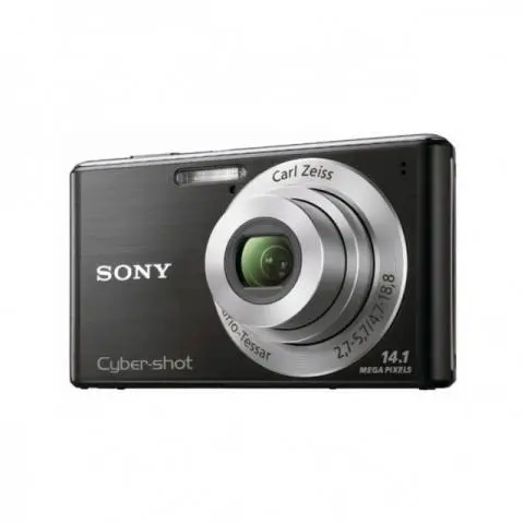 CÂMERA DIGITAL 2.7 14.1MP PRETA COM SWEEP PANORAMA DSC-W530 SONY