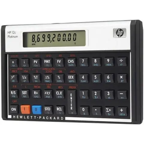 CALCULADORA FINANCEIRA 12C PLATINUM HP