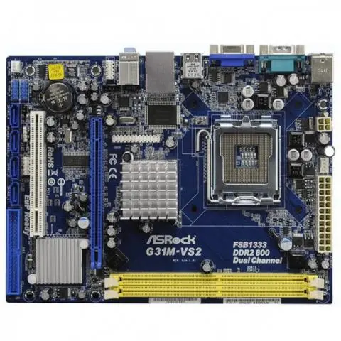 PLACA MÃE SOCKET INTEL-775 S / V / R DDR2 G31M-VS2 ASROCK