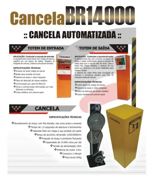 CONTROLE ACESSO COM TICKETS, para ESTACIONAMENTO, CART.BIOMETRICO