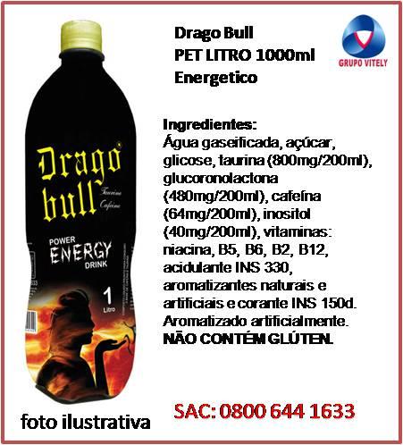 drago bull energia energy drink litro