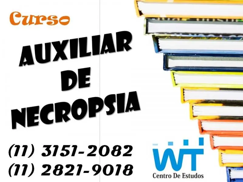 Curso de Tanatopraxia e Necropsia nas Férias - Promoção